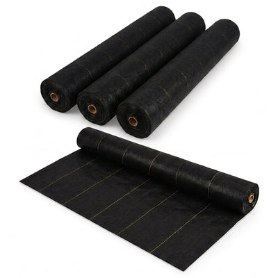 DeWitt P6 Pro 5 Commercial Landscape 5-Oz Weed Barrier Fabric, 6 x 250' (4 Pack)