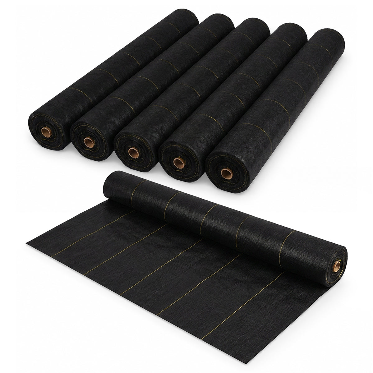 DeWitt P6 Pro 5 Commercial Landscape 5 Oz Weed Barrier Fabric, 6x250 Ft (6 Pack)