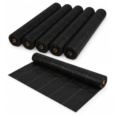 DeWitt P6 Pro 5 Commercial Landscape 5 Oz Weed Barrier Fabric, 6x250 Ft (6 Pack)