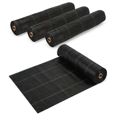 DeWitt 20 Year 4.1-Ounce Landscape Weed Barrier Fabric, 4 x 250 Feet (4 Pack)