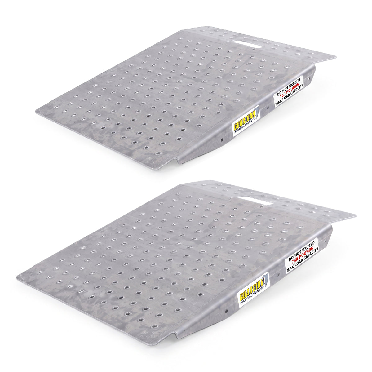 Guardian 2pk Heavy Duty Aluminum Shed Ramp, Loading for Mowers, ATV, (Used) - VMInnovations