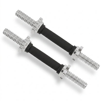 Yes4All Threaded Dumbbell Handle Set with Rubber Non-Slip Grip, 24 In (Open Box)