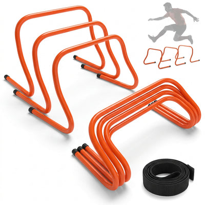 Yes4All Agility Speed Training Hurdles for Sports Athletes, Pack of 5, Orange - VMInnovations