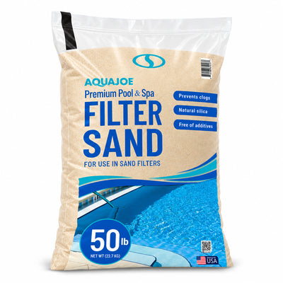 Aqua Joe Premium Pool & Spa Filter Sand for Swimming Pools, 50 lb,  (Open Box) - VMInnovations