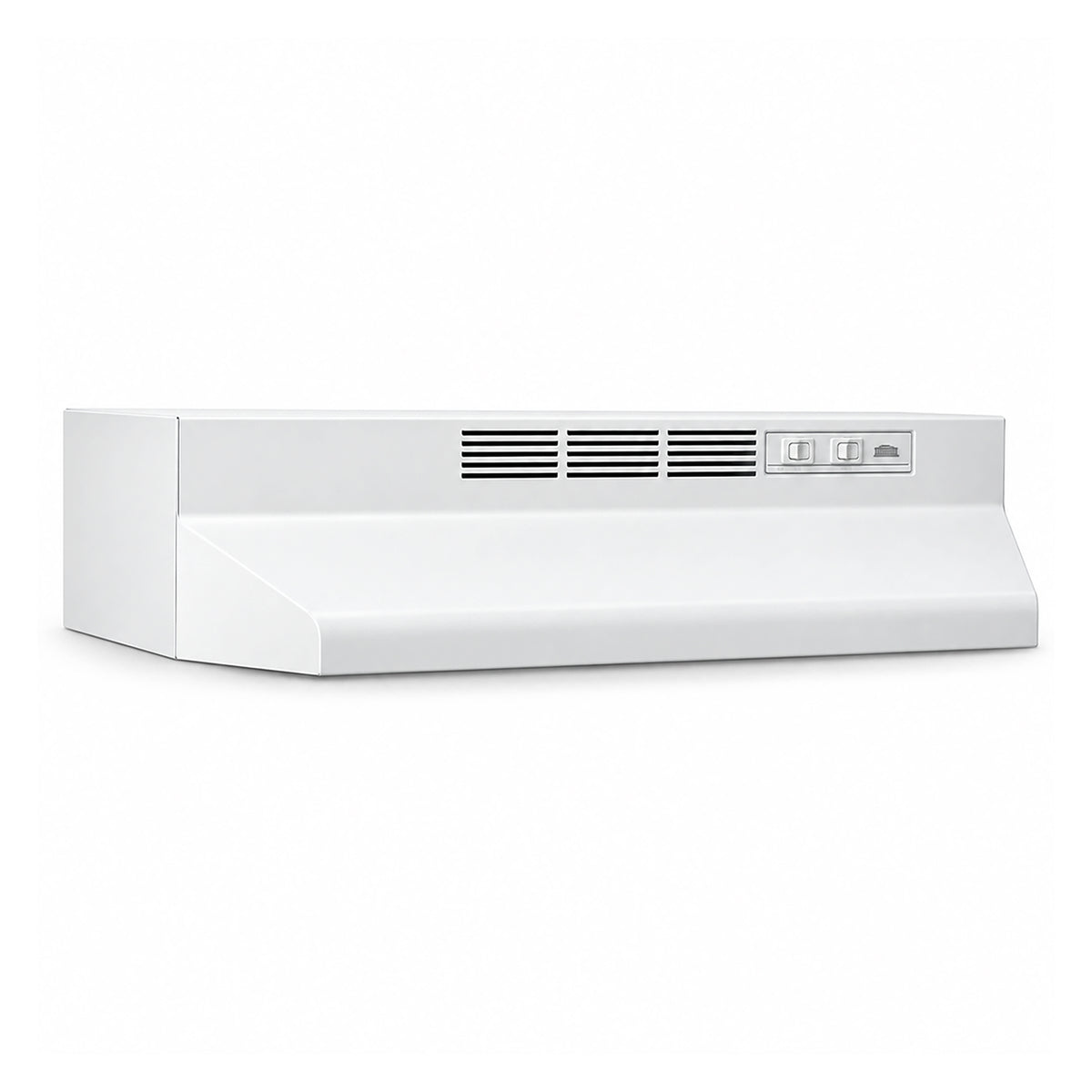 Broan-NuTone Under-Cabinet Ductless Range Hood with Charcoal Filter, 30", White - VMInnovations