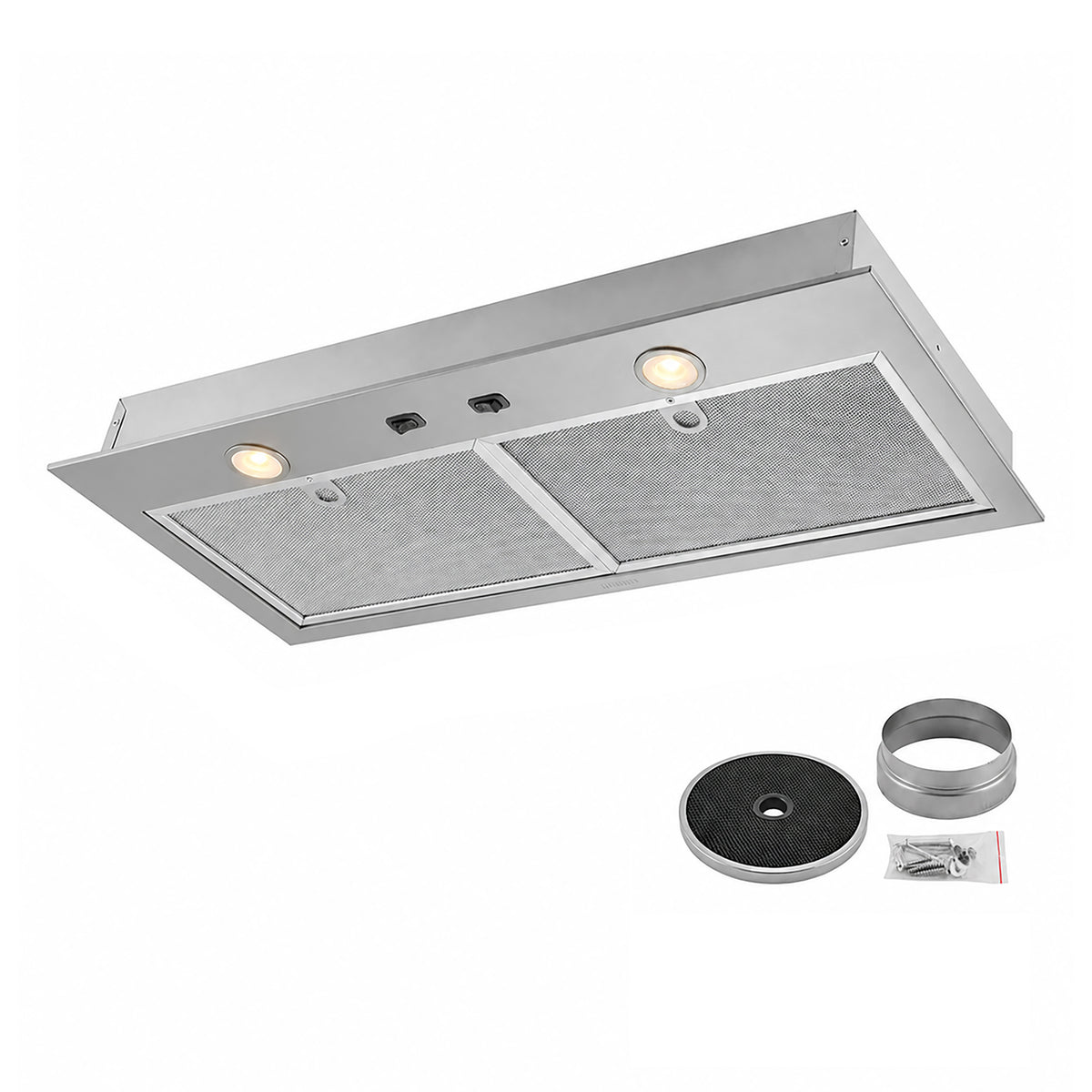Broan-NuTone Custom Built-In Power Pack Insert, 30", 300 CFM, Stainless Steel - VMInnovations