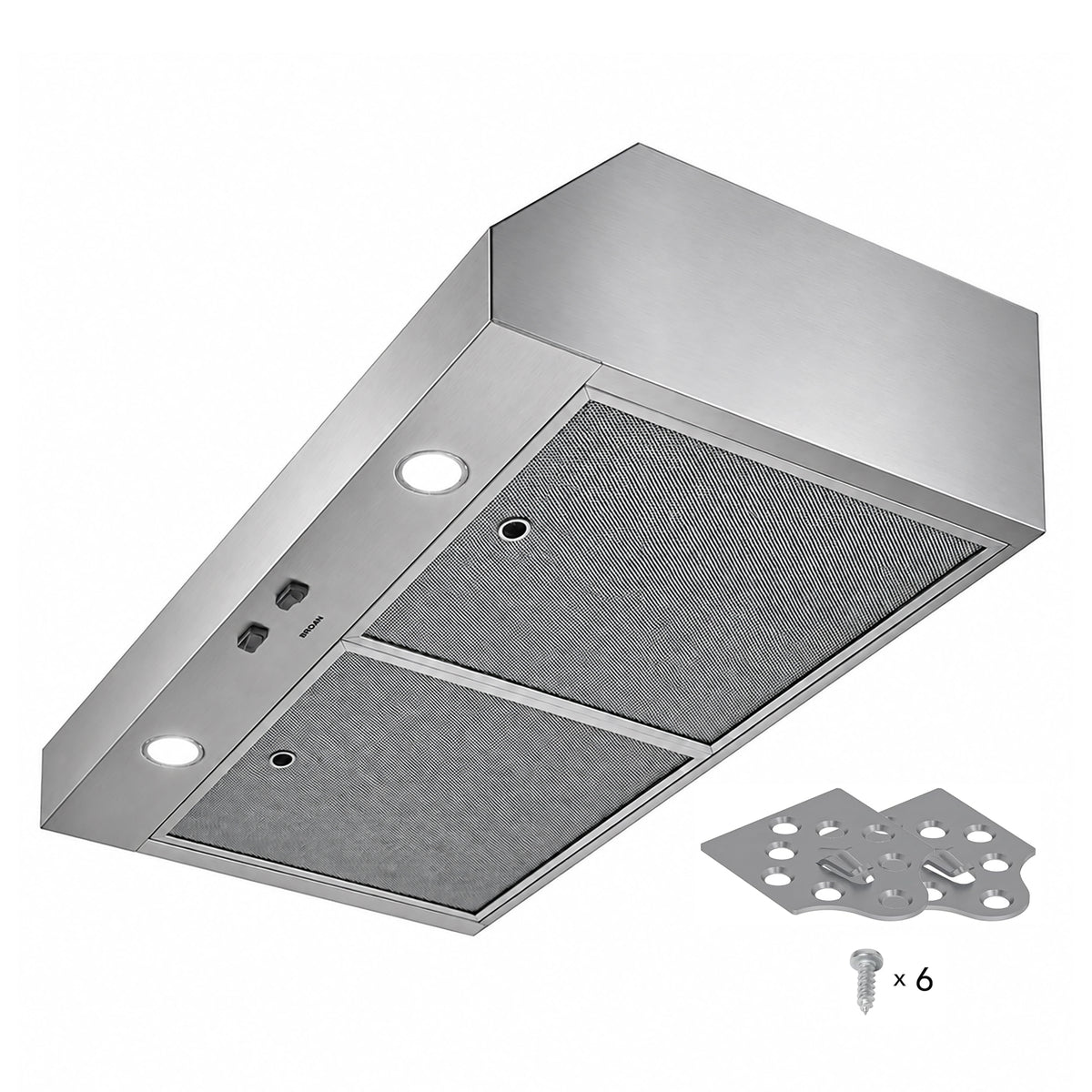 Broan-NuTone 24" Under Cabinet Range Hood, ENERGY STAR, 350 Max Blower(Open Box)