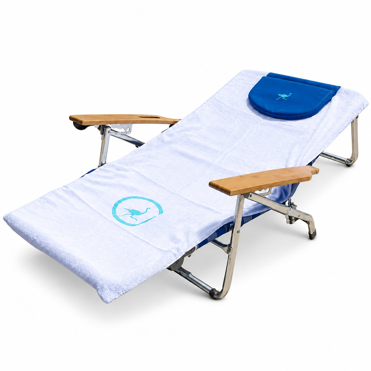Ostrich Custom Fitted Towel for 3N1 Outdoor Lounge Beach Chair, Towel Cover Only - VMInnovations