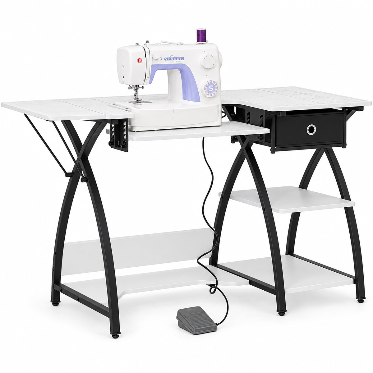 Sew Ready Comet Plus Craft Sewing Table with Accurate Fabric Cutting Grid-Top - VMInnovations