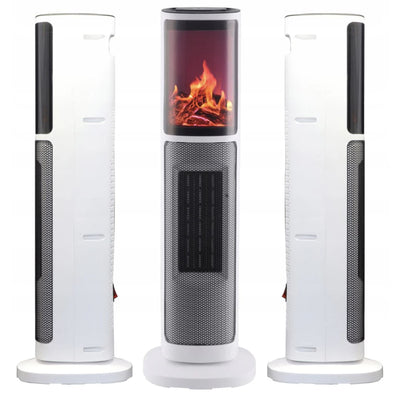 Trustech Tower Space Heater w/Remote, 3 Modes, & Thermostat, White (For Parts) - VMInnovations