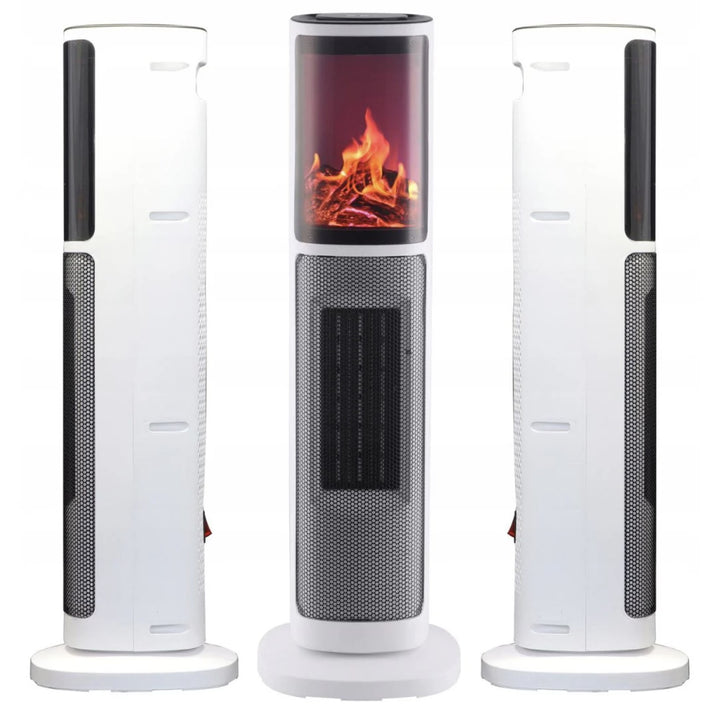 Trustech Tower Space Heater w/Remote, 3 Modes, & Thermostat, White (For Parts)