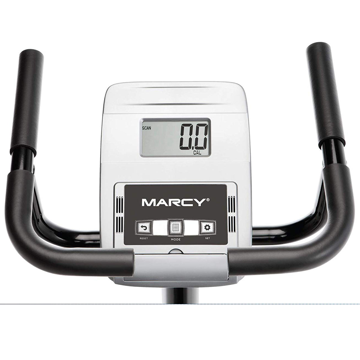 Marcy Sturdy 8 Resistance Magnetic Adjustable Recumbent Home Exercise Bike, Blue