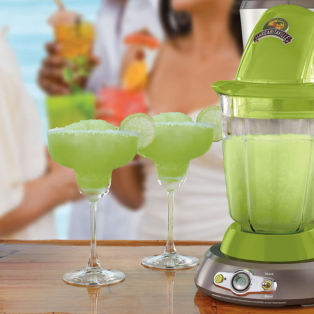 Margaritaville Bahamas Home Frozen Margarita Machine with Foam Padded Travel Bag