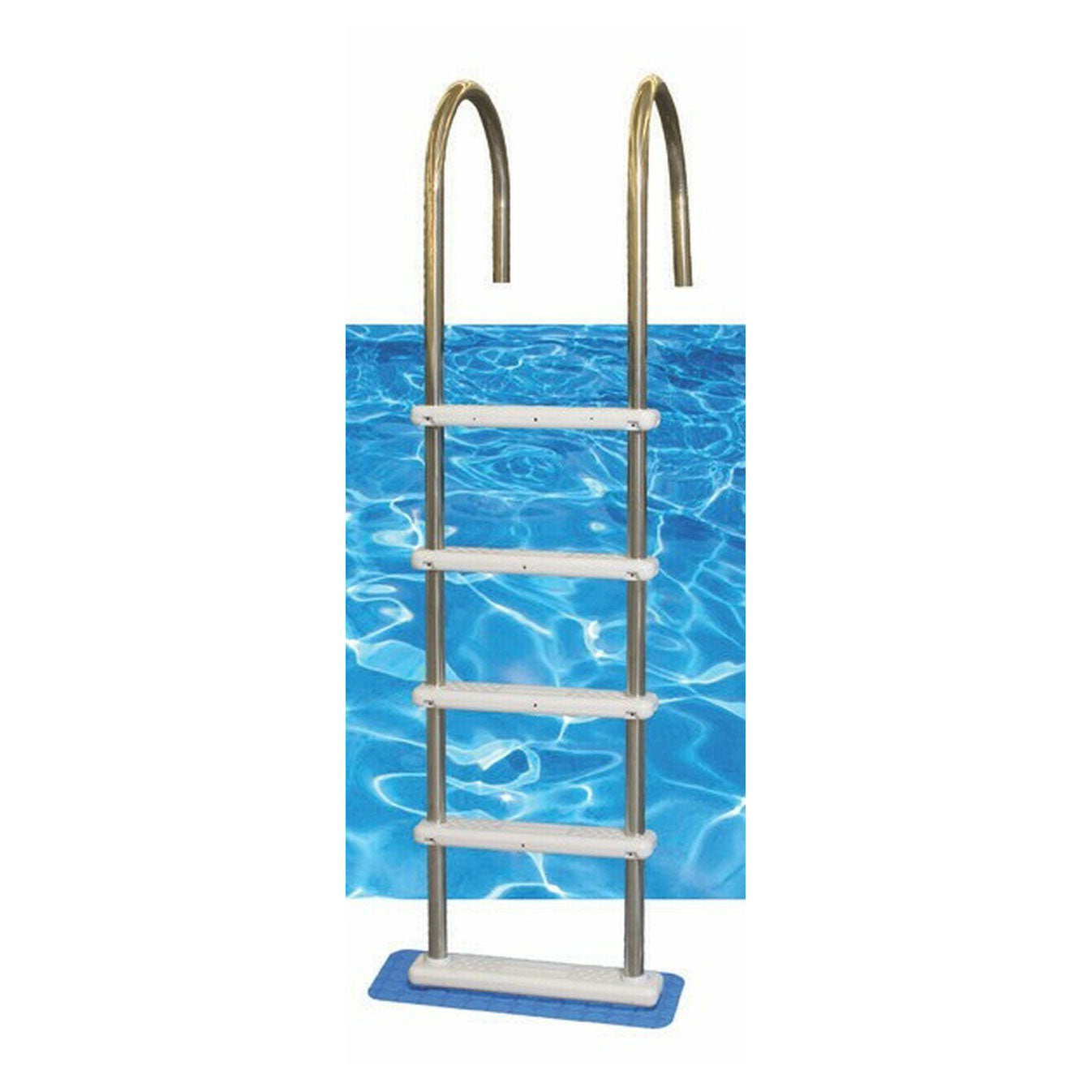 Blue Torrent Stainless Steel Non Skid Above Ground Pool Ladder (Open Box)