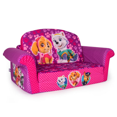 Marshmallow Furniture Comfy 2-in-1 Flip Open Couch Bed Kid Furniture, Paw Patrol