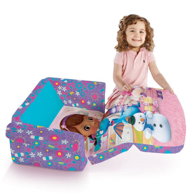 Marshmallow Furniture Comfy Flip Open Couch Bed Kid's Furniture, Doc Mcstuffins
