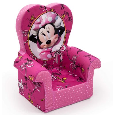 Marshmallow Furniture Comfy Foam Toddler Chair Kids Furniture, Cute Minnie Mouse