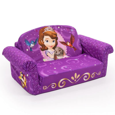 Marshmallow Furniture Comfy 2-in-1 Flip Open Couch Bed Kid's Furniture, Sofia