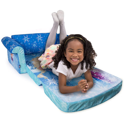 Marshmallow Furniture 2-in-1 Flip Couch Bed Kid's Furniture, Disney Frozen(Used)