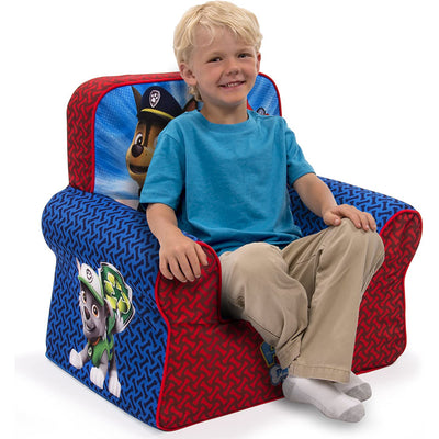 Marshmallow Furniture Comfy Foam Toddler Couch & Chair Package 1, Paw Patrol