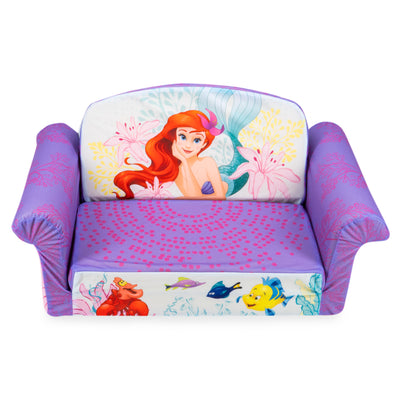 Marshmallow Furniture 2-in-1 Flip Couch Bed Furniture, The Little Mermaid (Used)
