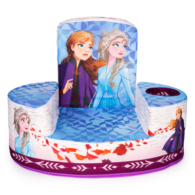 Marshmallow Furniture Comfy Foam Toddler Couch & Chair Package, Disney Frozen 2