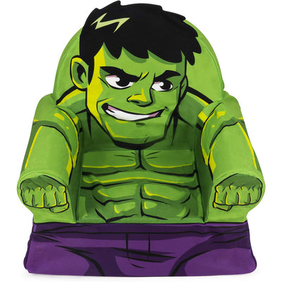 Marshmallow Furniture Foam Toddler Kid's Chair, The Incredible Hulk (Used)