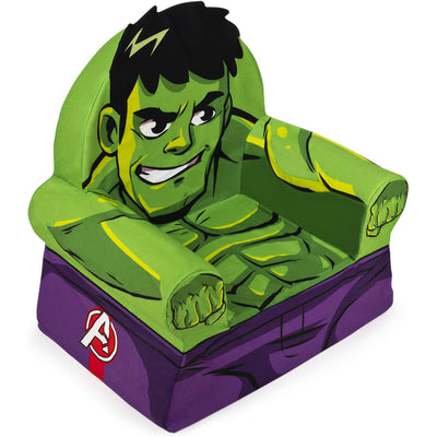 Marshmallow Furniture Foam Toddler Kid's Chair, The Incredible Hulk (Open Box)
