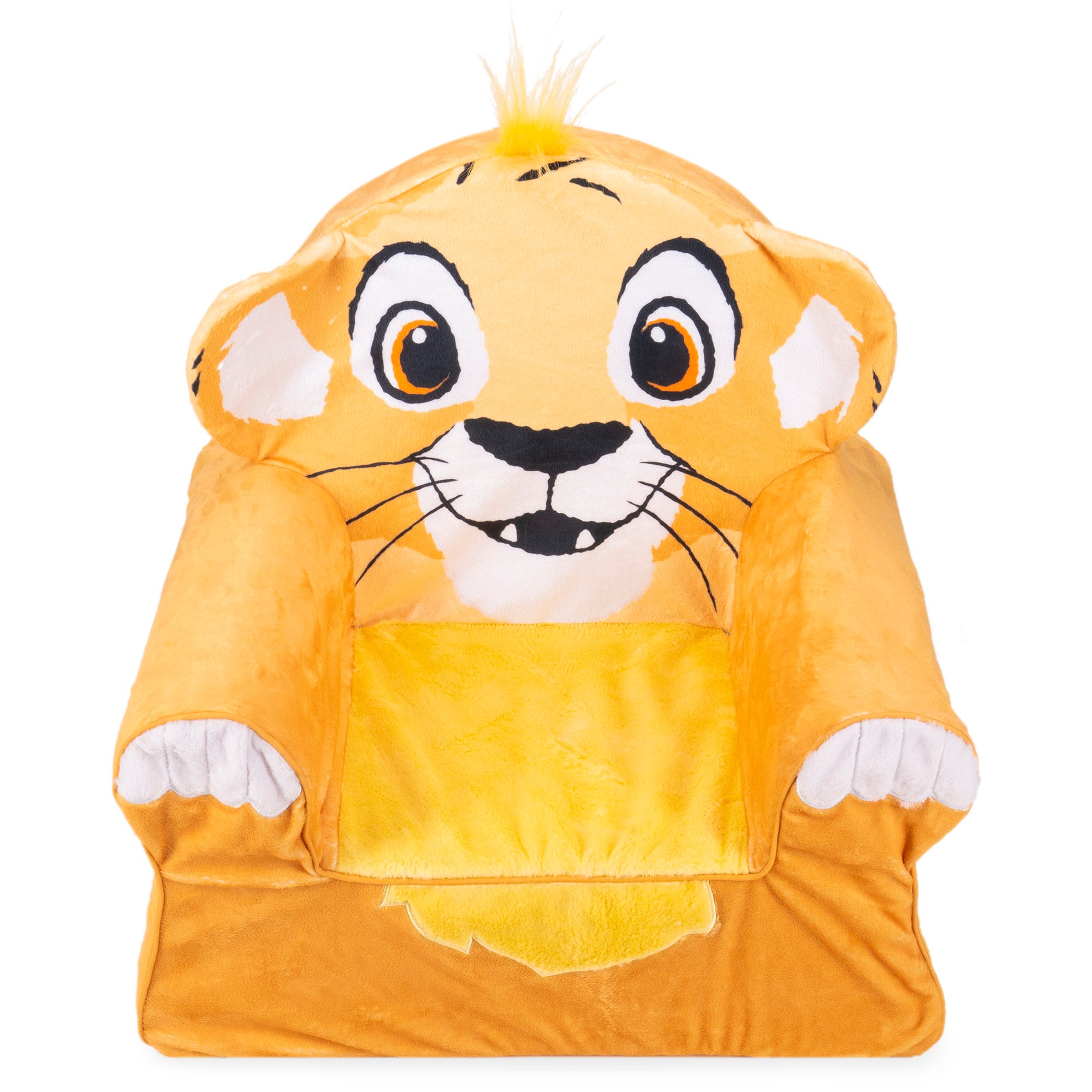 Marshmallow Furniture Comfortable Foam Toddler Chair, The Lion King (Open Box)