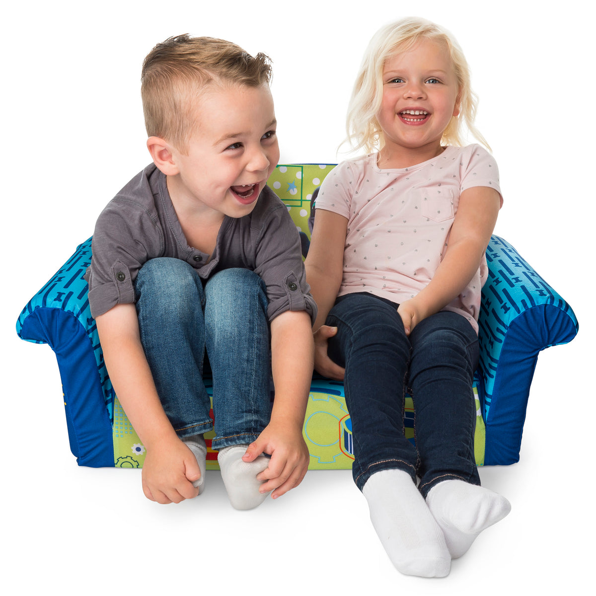 Marshmallow Furniture 2-in-1 Flip Open Couch Bed Furniture, Disney Puppy Dog Pal