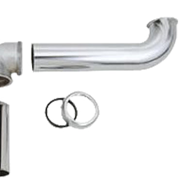 Master Plumber 2 Bowl Center Outlet Drain with Chrome Plated Brass for Sinks - VMInnovations