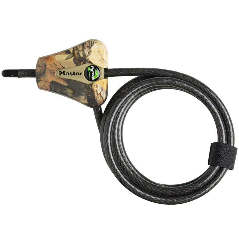 Master Lock Python 6 Foot Long Adjustable Cable Security Lock with Keys, Camo