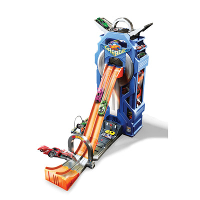 Hot Wheels City Oversized Vertical 35 Car Capacity Mega Garage Toy Play Set - VMInnovations