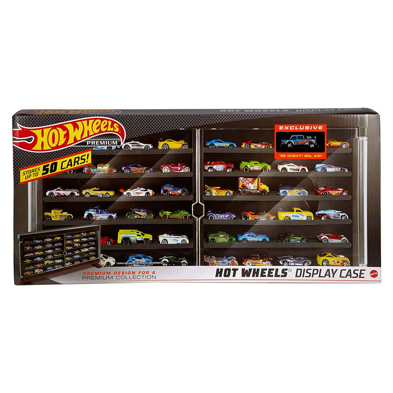 Hot Wheels 50 Race Car Capacity Collection Display Storage Case with 1 Vehicle