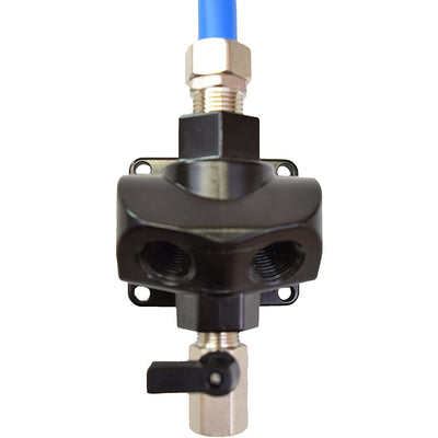 Maxline M8201 Dual Port Kit with 0.75 Inch Inlet and (2) 0.5 Inch Female Outlets
