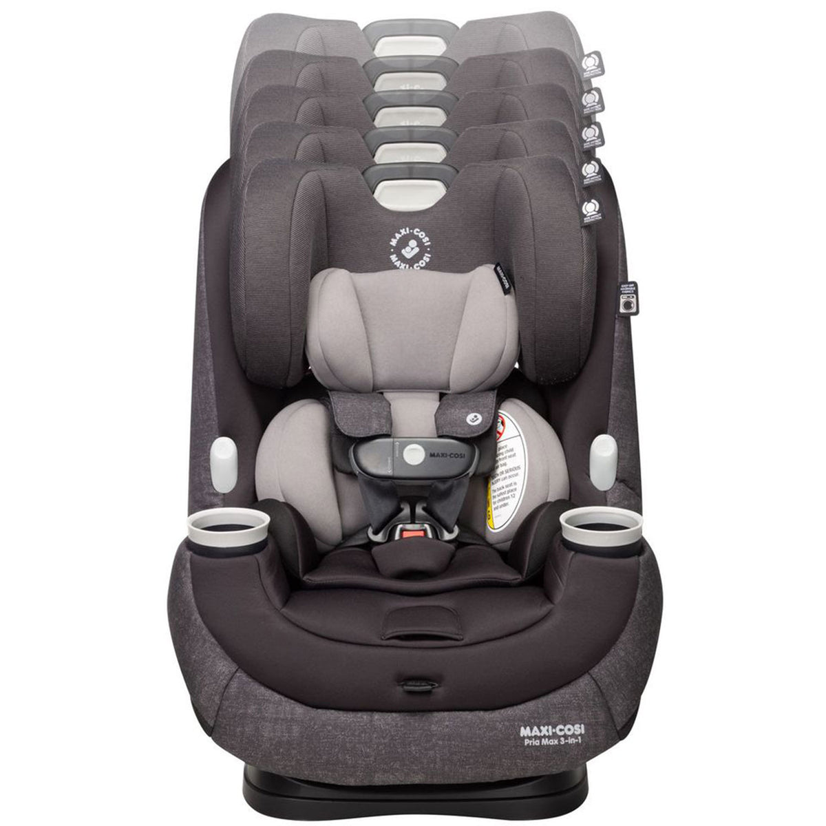 Maxi-Cosi Pria Max 3 In 1 Convertible Child Car Seat & Adjustable Harness, Black - VMInnovations