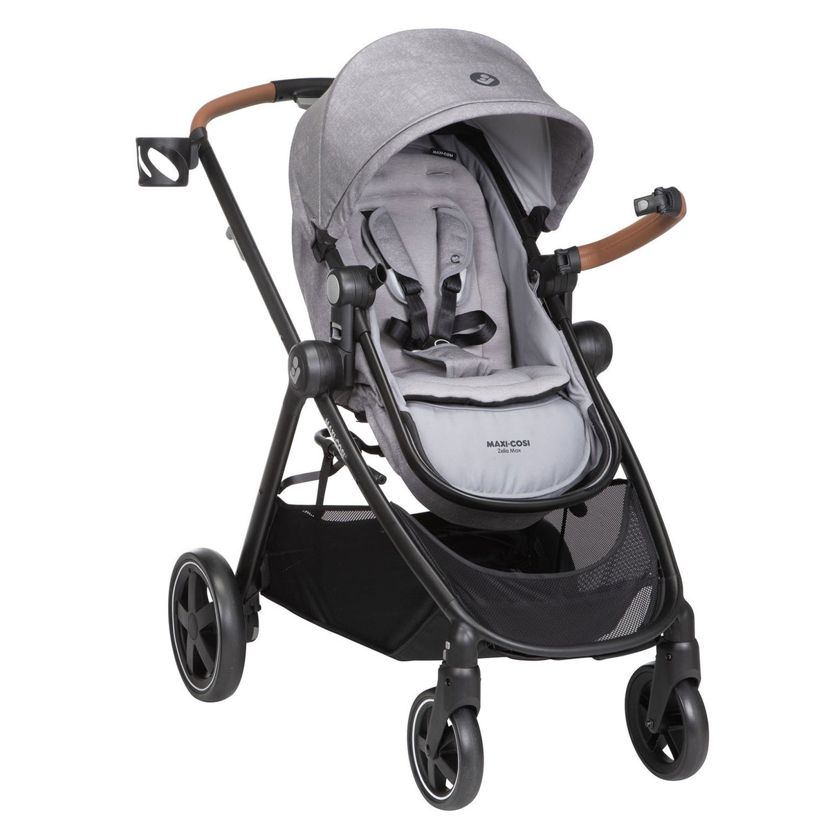 Maxi-Cosi Zelia 5 in 1 Max Travel System Stroller w/ Mico Max 30 Car Seat, Gray - VMInnovations