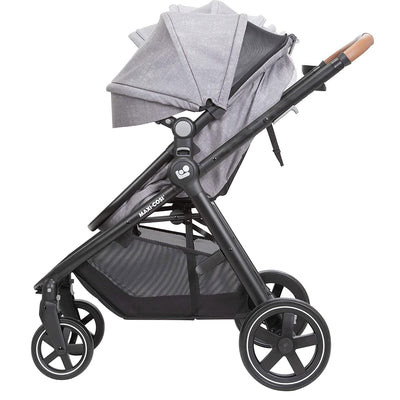 Maxi-Cosi Zelia 5 in 1 Max Travel System Stroller w/ Mico Max 30 Car Seat, Gray - VMInnovations