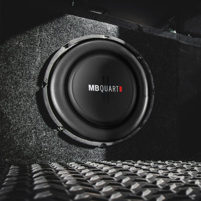 MBQuart DS1-204 400 Watt 8 Inch Shallow SlimSub DVC Car Subwoofer (Open Box)