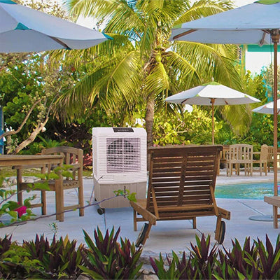 Hessaire Outdoor Portable 700 Sq Ft Evaporative Cooler Humidifier, Outdoors Only (For Parts) - VMInnovations