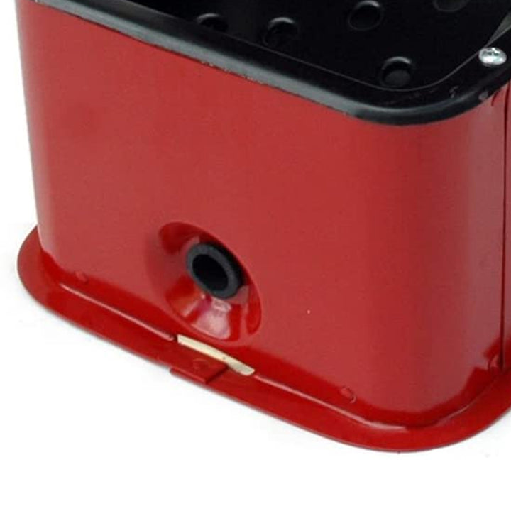 Insulated Steel Heated Livestock Hog Drinker with Lid & Mud Grates (Open Box)
