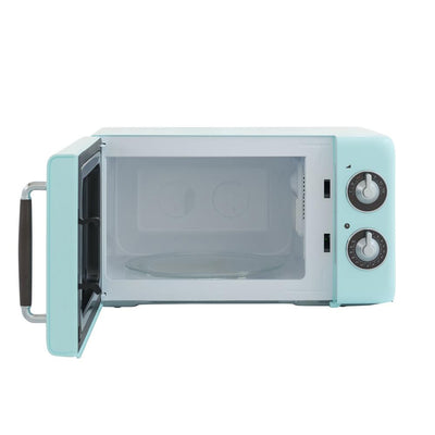Magic Chef MCD770CM 700 Watt Retro Microwave, Mint Green (For Parts)