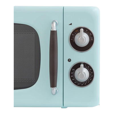 Magic Chef MCD770CM 700 Watt Retro Microwave, Mint Green (For Parts)