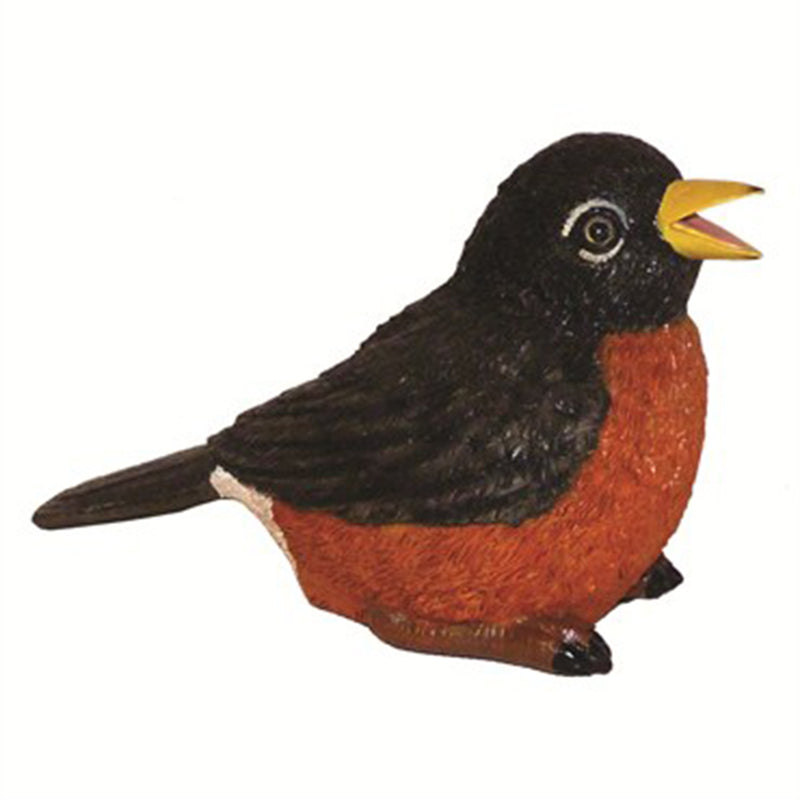 Michael Carr Designs Critter Chirper Collection Robin Singing Figurine(Open Box)