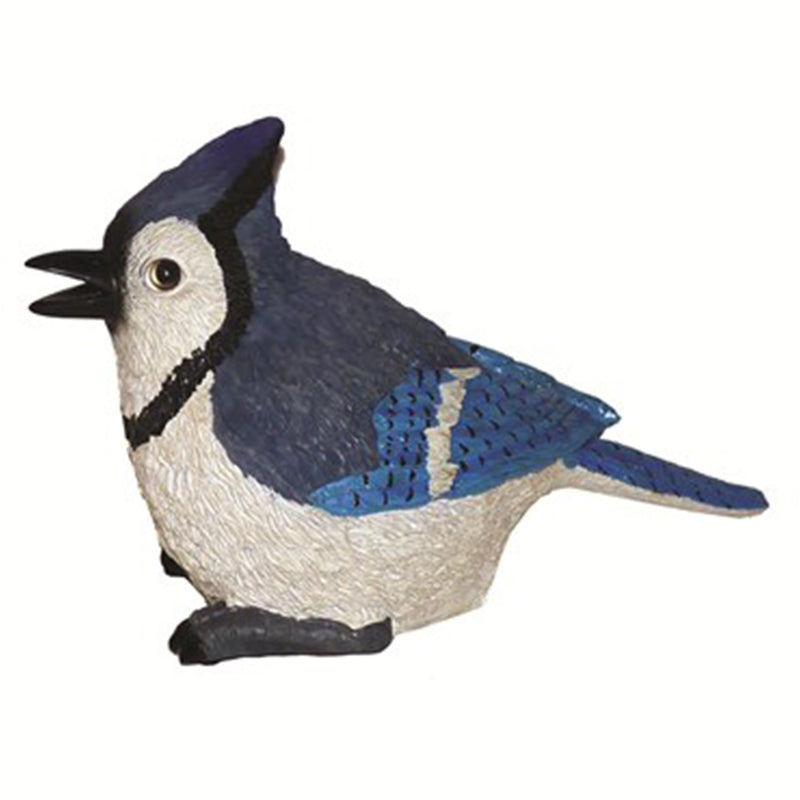 Michael Carr Designs Critter Chirper Collection Blue Jay Bird Garden Figurine