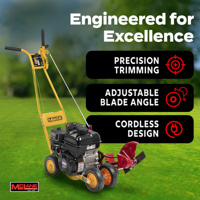 McLane 101-4.75GT-7 9 Inch Gas Walk Behind Lawn Edger, 5.50 Gross Torque Engine