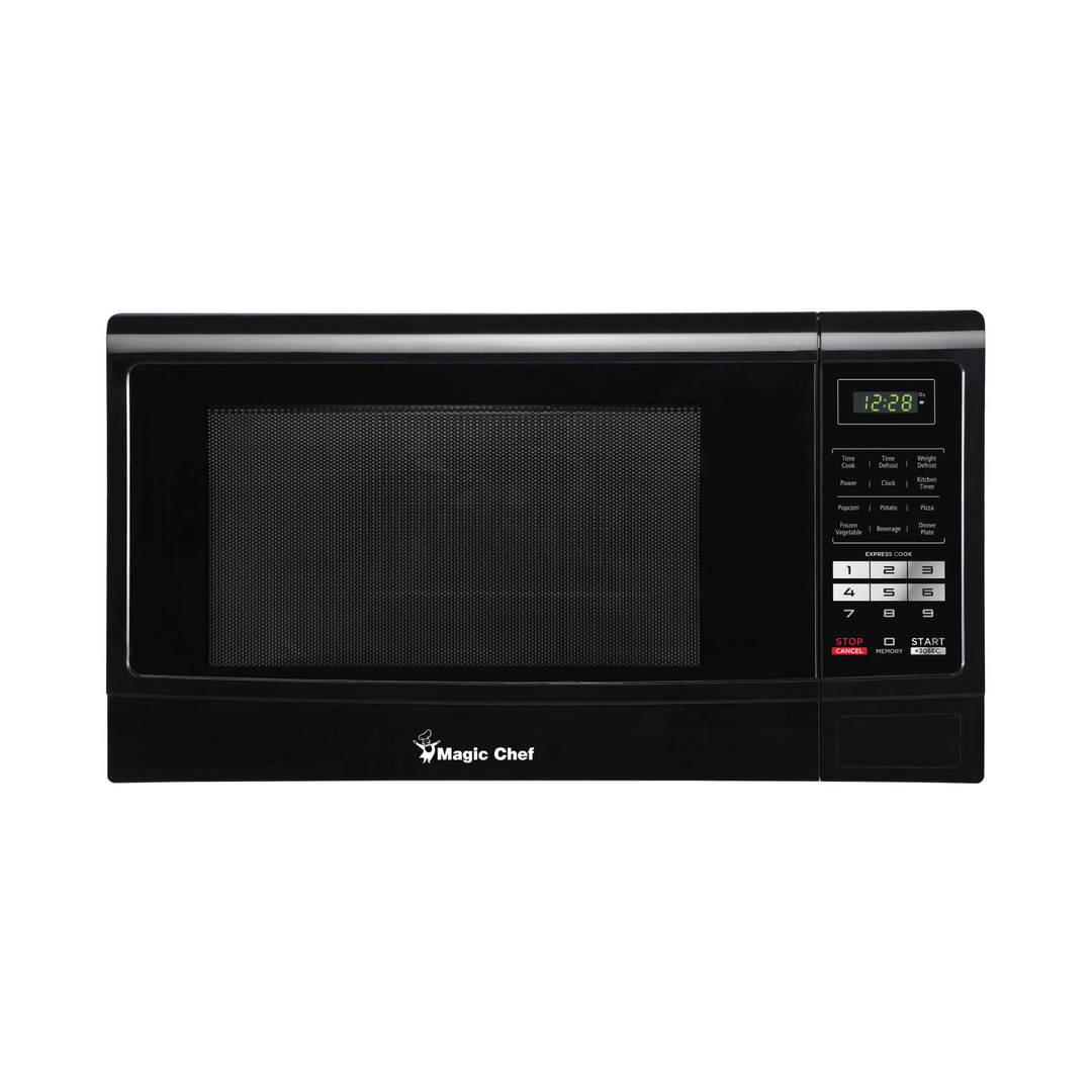 Magic Chef Countertop Microwave Oven with 6 Cook Modes & 11 Power Levels, Black