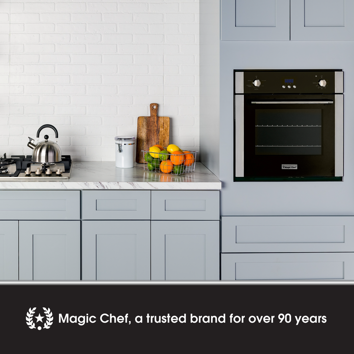 Magic Chef 2.2 Cubic Foot Built In Programmable Wall Convection Oven (Open Box) - VMInnovations