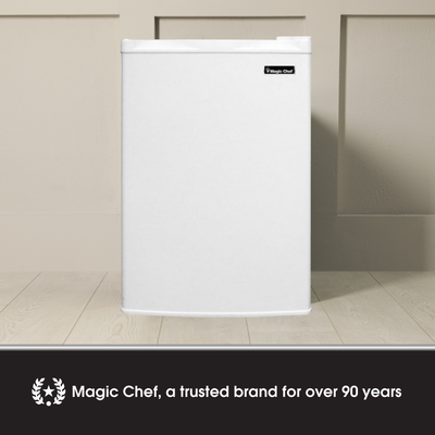 Magic Chef 3 Cu Ft Deep Small Mini Adjustable Upright Freezer, White (Open Box)