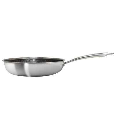 Mealthy 10-Inch Stainless Steel Professional-Grade Honeycomb Frying Pan (Used)